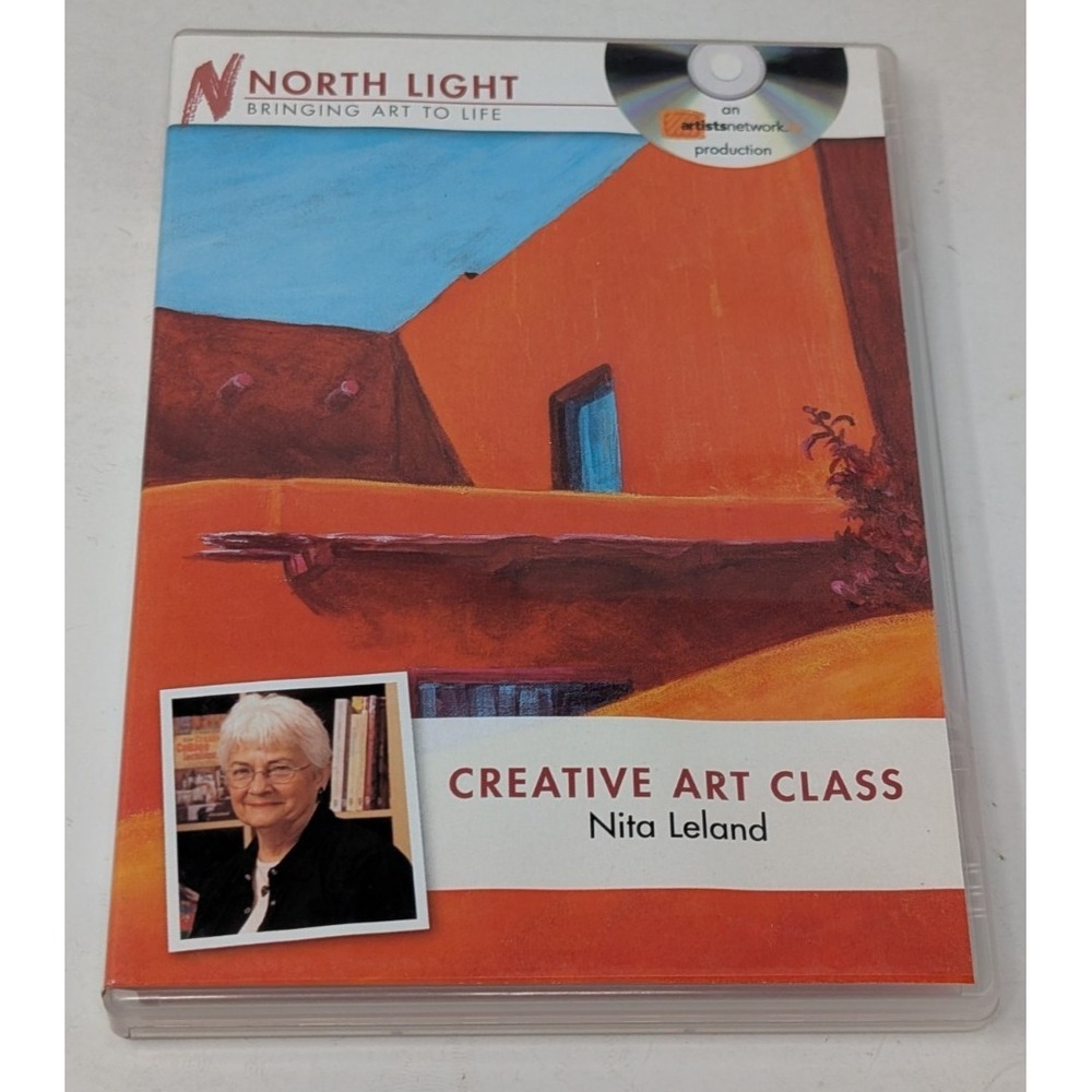 Creative Art Class with Nita Leland Painting Instrucitonal‎ Art DVD Video VTG